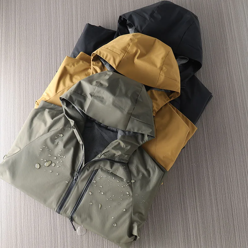 

Новая функциональная куртка с капюшоном для активного отдыха 2023 года: ветрозащитная, водонепроницаемая, повседневная, свободного кроя, универсальная, для горного туризма, на молнии