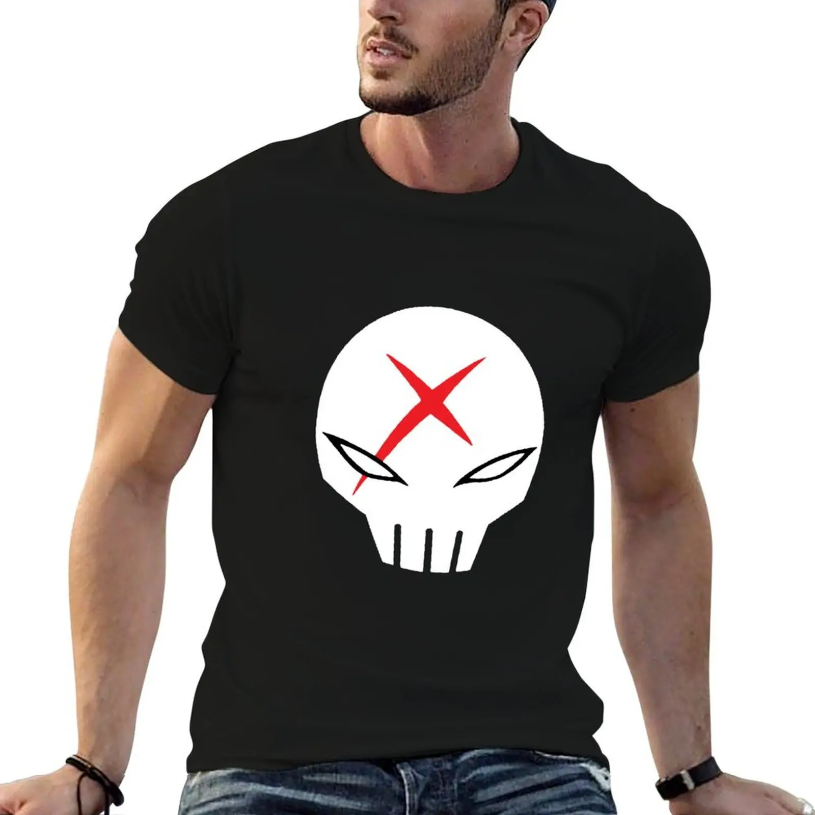 Red X: Mask T-Shirt new gifts and t-shirts plain Men's t-shirts
