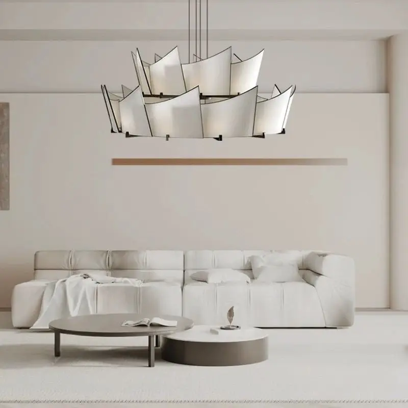 أسود أبيض زن على غرار الكلاسيكية الصينية قلادة ضوء مصباح السقف الرئيسي لغرفة المعيشة، غرفة الطعام غرفة خاصة صندوق المطعم