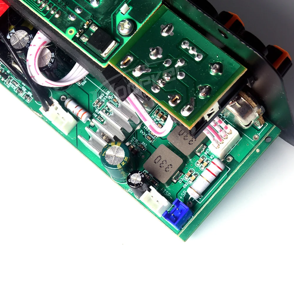 Woopker D20 Bluetooth-Verstärkerplatine, 60–200 W, Subwoofer-Verstärker für Heim-Audio, Auto, LKW, Wohnmobil, Wohnmobil, USB, FM-Radio, TF-Player – Detail 10