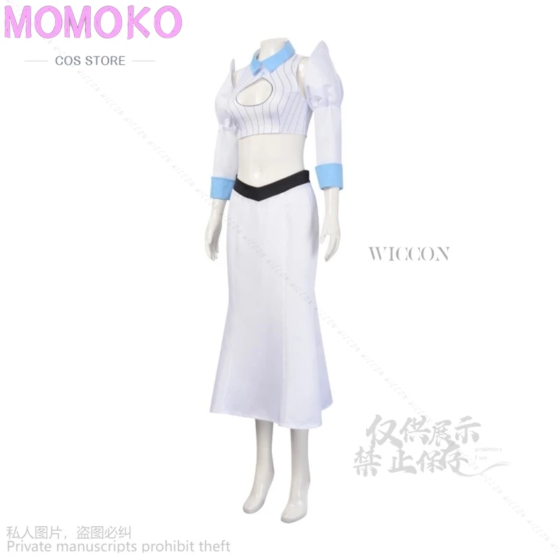 Anime Inoue Orime Cosplay Kostuum Prinses Witte Dauw Taille Lange Rok Hoofddeksels Vrouw Sexy Carnaval Halloween Pak Pruiken Lolita