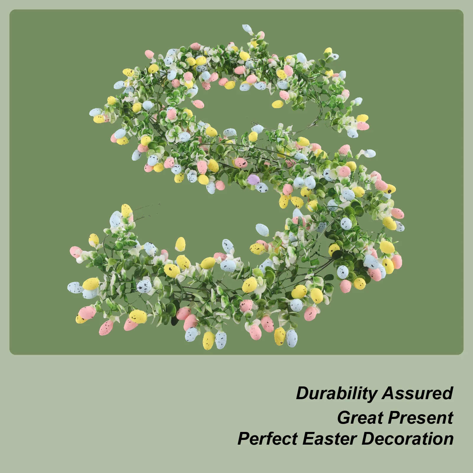 

Пасхальная гирлянда, 2 шт., искусственная весенняя пасхальная гирлянда с яйцом, украшения, праздничное украшение для дома, вечеринки, настенный камин