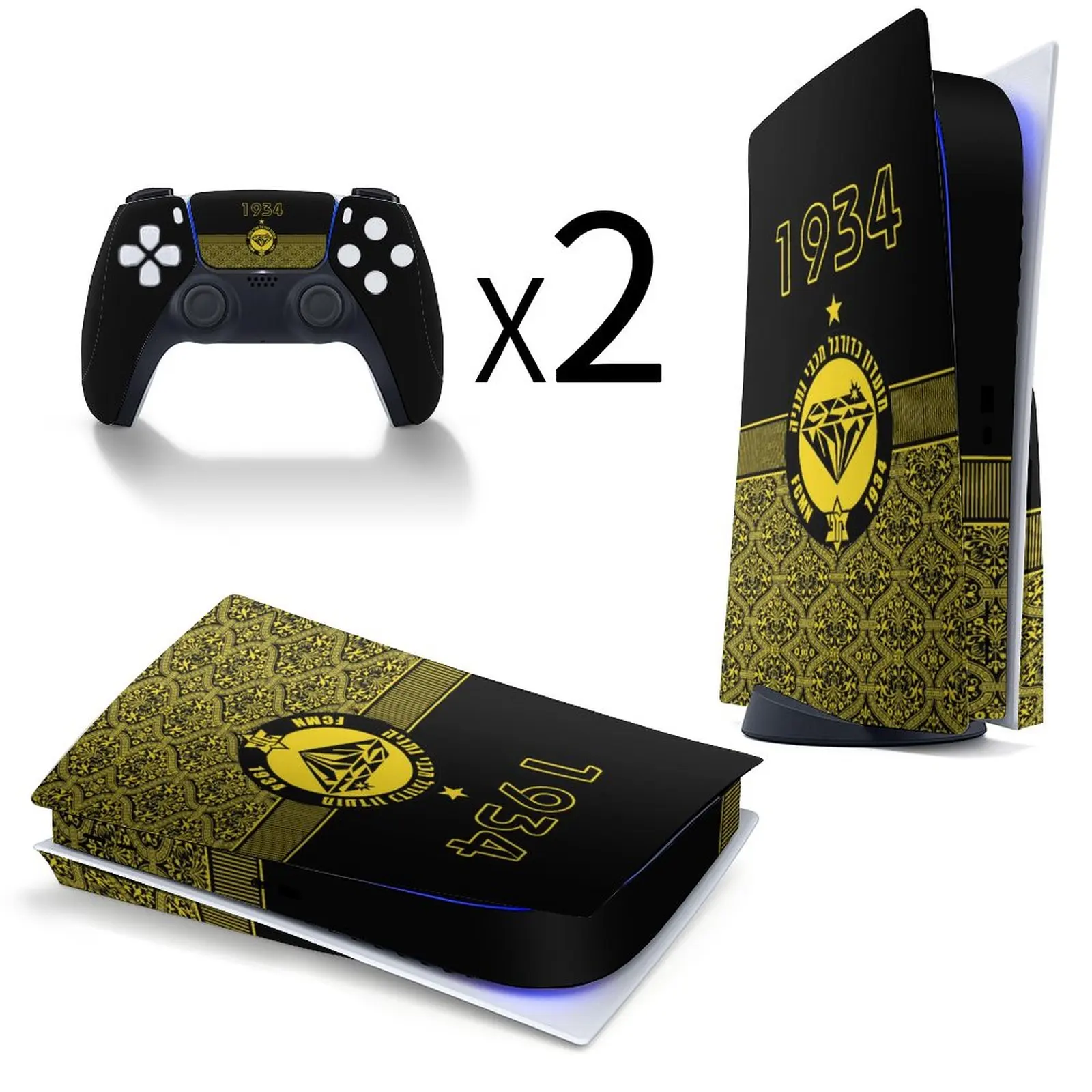 Maccabi Netanya For PS5 Game Controller Protective Decal Skin For PS5 Accessory Sticker Case