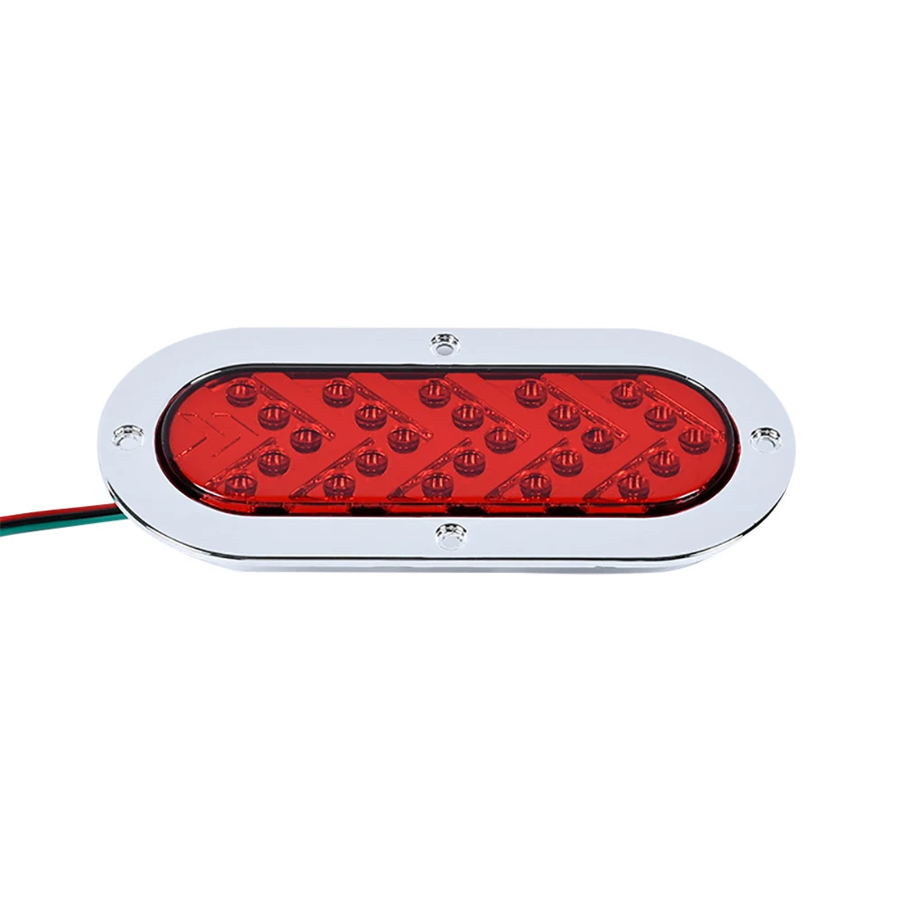 Oval Weiß Rot Gelb Led Anhänger Rückleuchten 12V24V LED Stop Blinker Brems Marker Rückleuchten für Lkw Trail