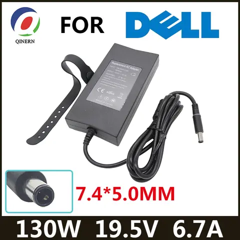 Adaptador de cargador para ordenador portátil, accesorio para Dell XPS M1210 M1710 GEN2 9Y819 130-19,5 K5294 d232h da130pe1-00, 7,4 W 5,0 V 6.7A 310x4180mm, fa130pe1-0