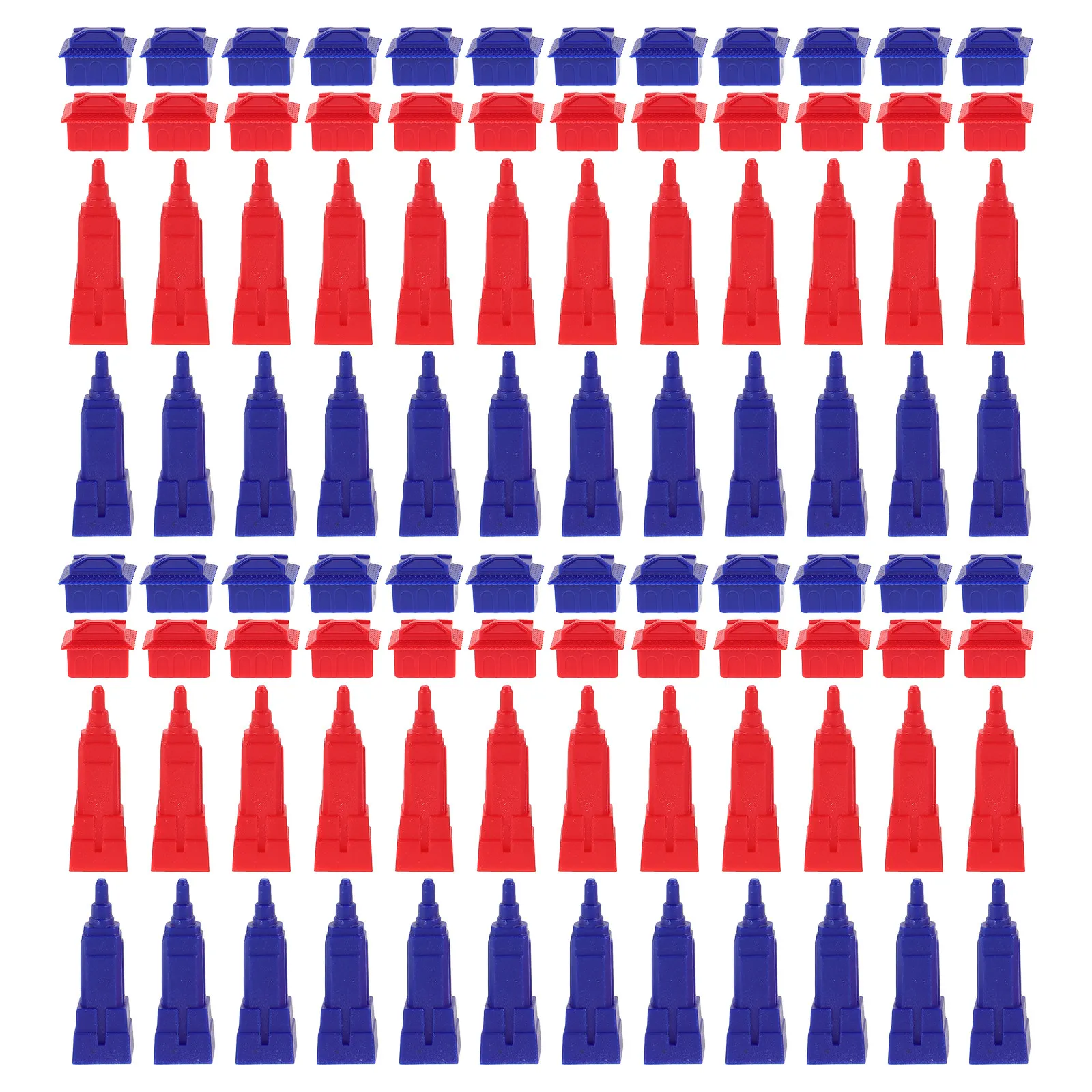 

1Set Game Miniatures Replacement Set Board Game Accessories Plastic Playing Pieces for Strategy Games Tabletop