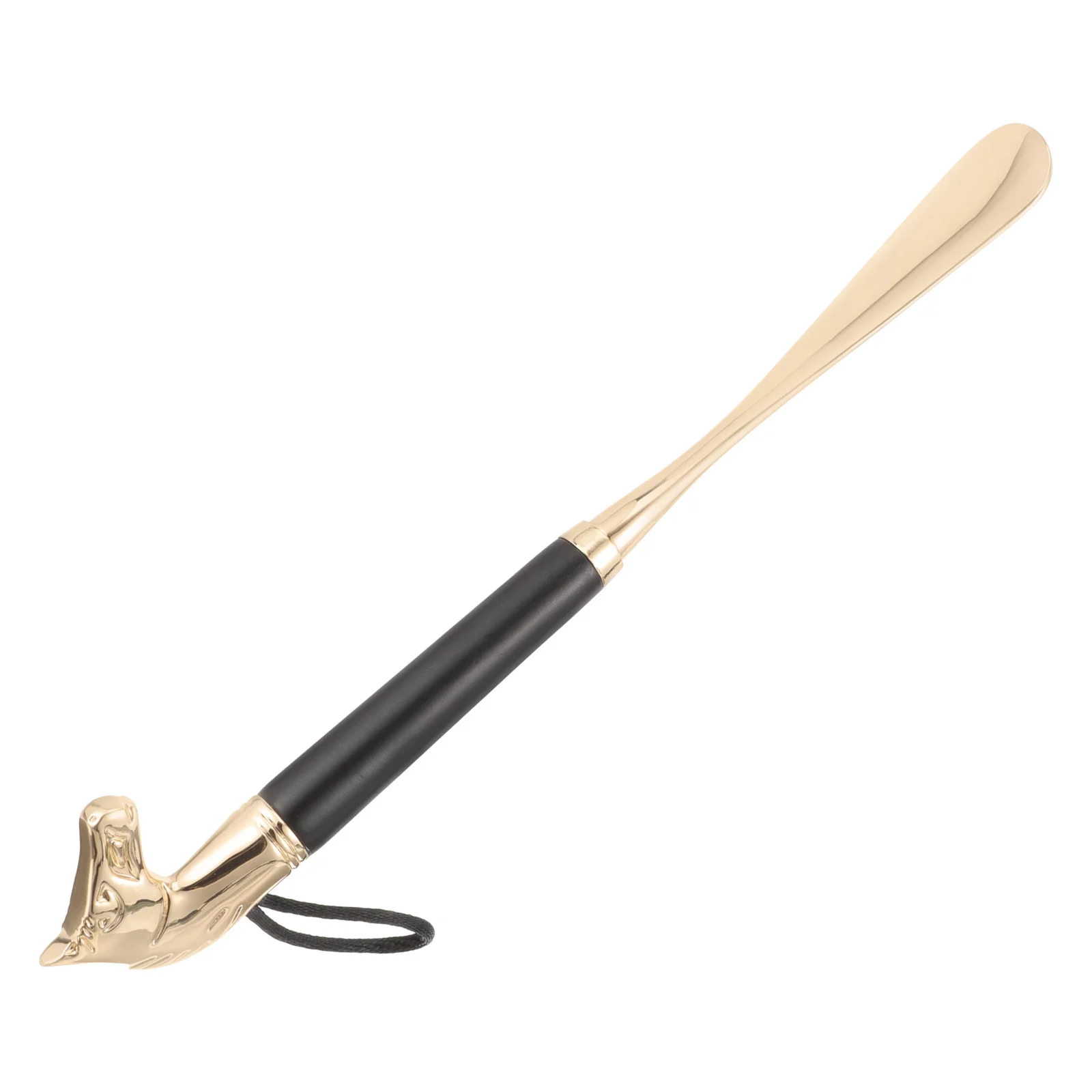 Long Handle Horn Premium Wood Copper Shoehorn For Home Wearing Tool Portable Shoe Lifter Household Shoehorn