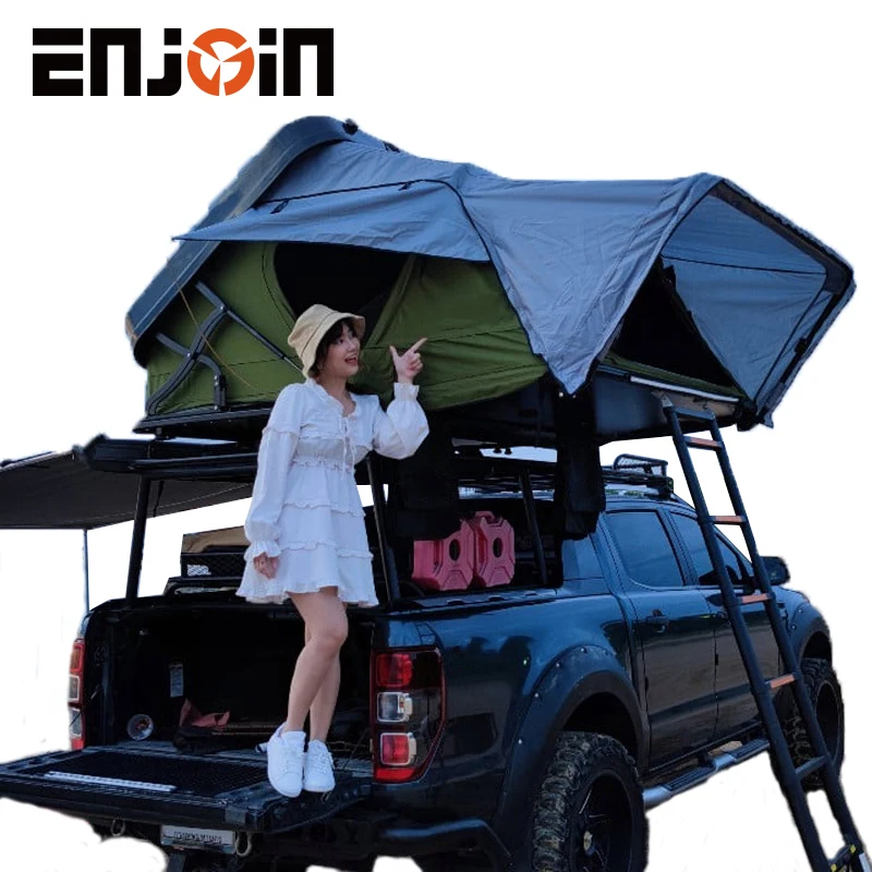 ENJOIN 2021 ABS Hard Shell Roof  Tent Camping Car Roof  Car Roof   Tent