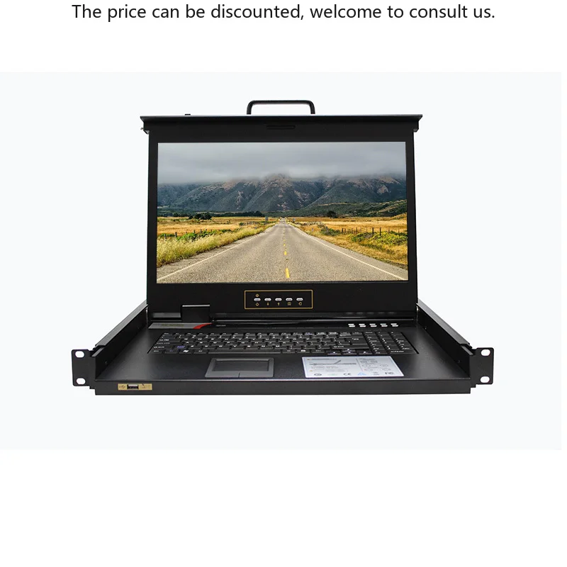 

17.3\" High-Resolution 1920x1080 LED KVM Drawer With 1 4 8 16 Ports 1U Size OSD Menu Stock 19 Inch Product
