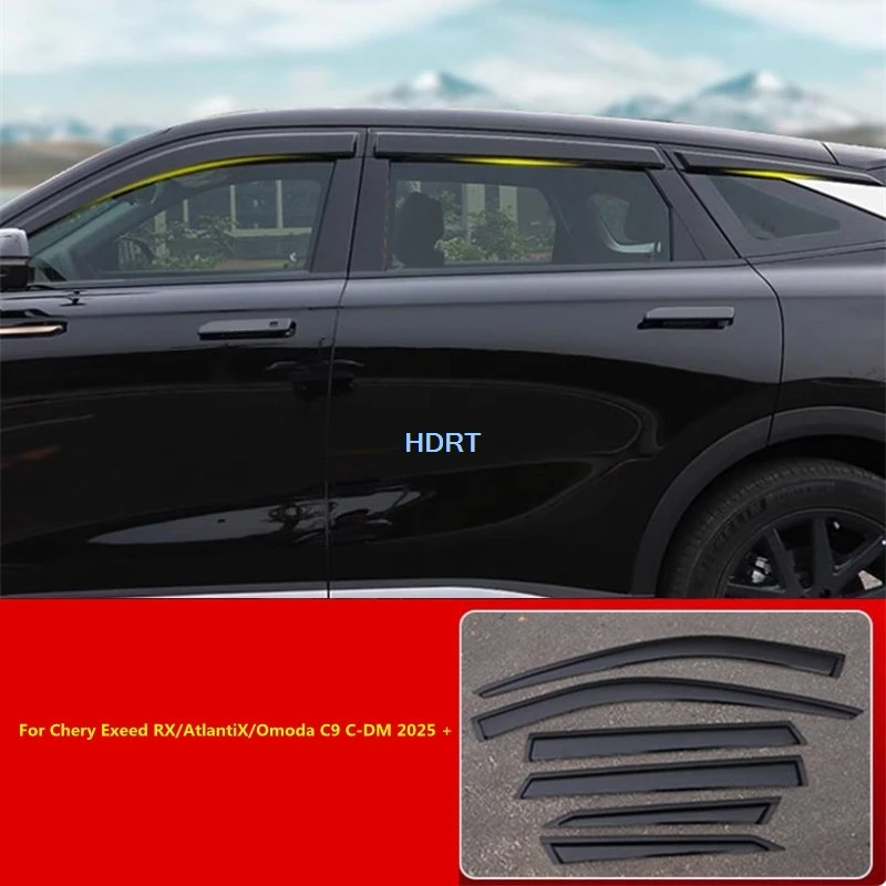 

Для Chery Exeed RX/AtlantiX/Omoda C9 C-DM 2025 + козырек на окно автомобиля, защитный козырек, зеркало заднего вида, крышка для бровей от солнца и дождя