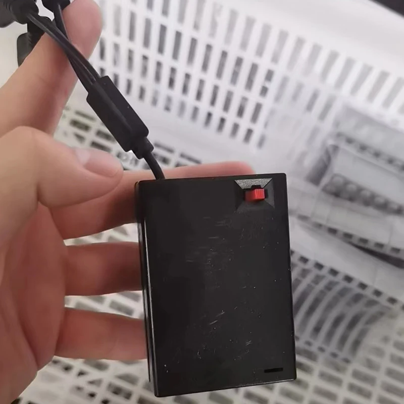 MOC LED 0.8Pin Lichtbaustein Runder 1X1 Blinkender Streifenlichter Stadtstraßenbeleuchtung USB-Teile Leuchtende Bausteine Spielzeug – Detail 2