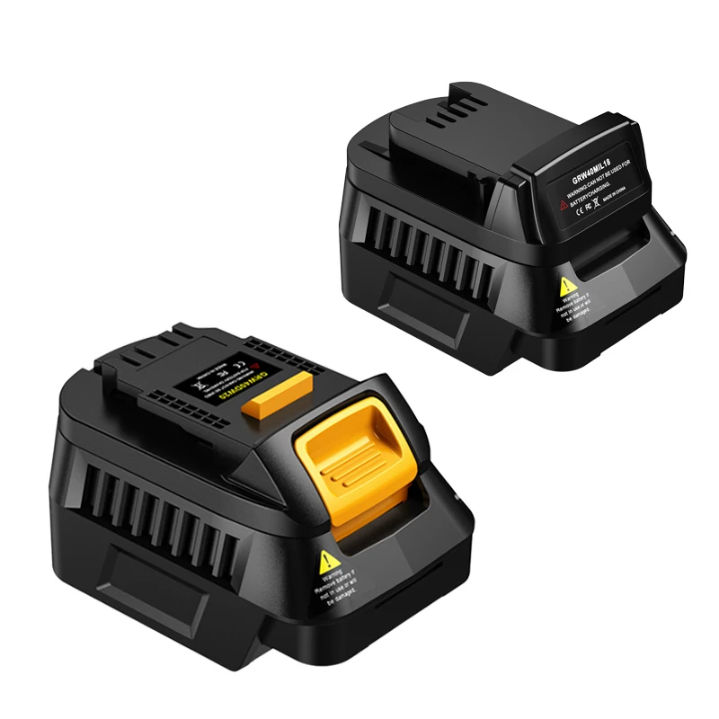 

GRW40DW20 GRW40MIL18 Battery Adapter for Greenworks 40V Batteries Converting To for Dewalt/Milwaukee 18/20V Battery Power Tools