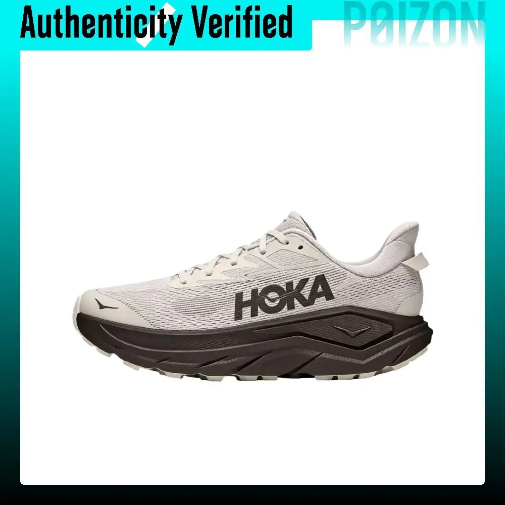 HOKA ONE ONE Challenger 8 Running Shoes Men's Low-top River Stone Gray/Dark Iron Gray 1168716-RCS