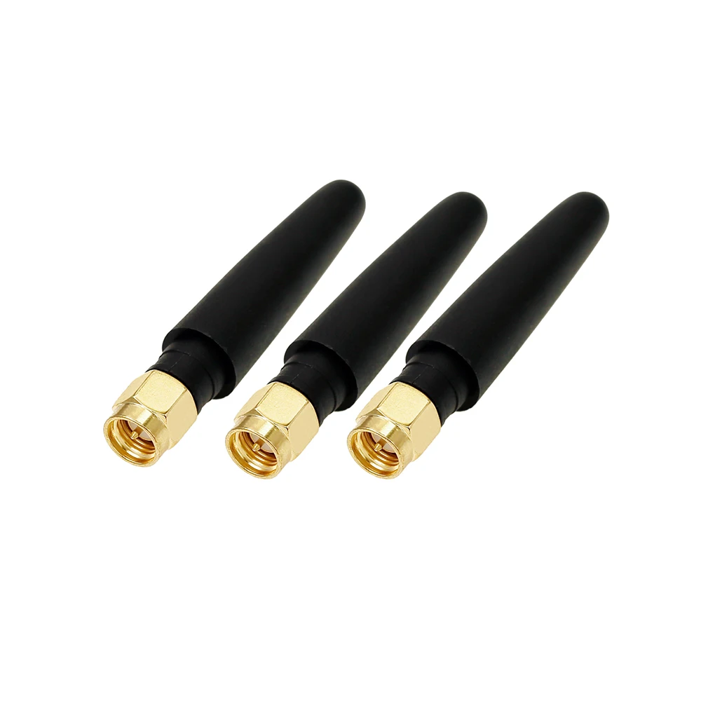 

10PCS/Lot GSM GPRS 3G 4G 5G full Bands Antennas High Gain Mini Antenna SMA Male 600-4900mhz Antenna