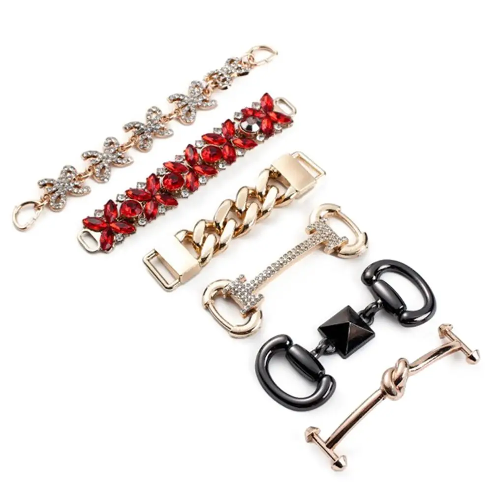 2pcs New Style Alloy Shoes Buckles Fashion Special Metal Buckles for DIY Shoes Bag Garment Hardware Decoration Accessories