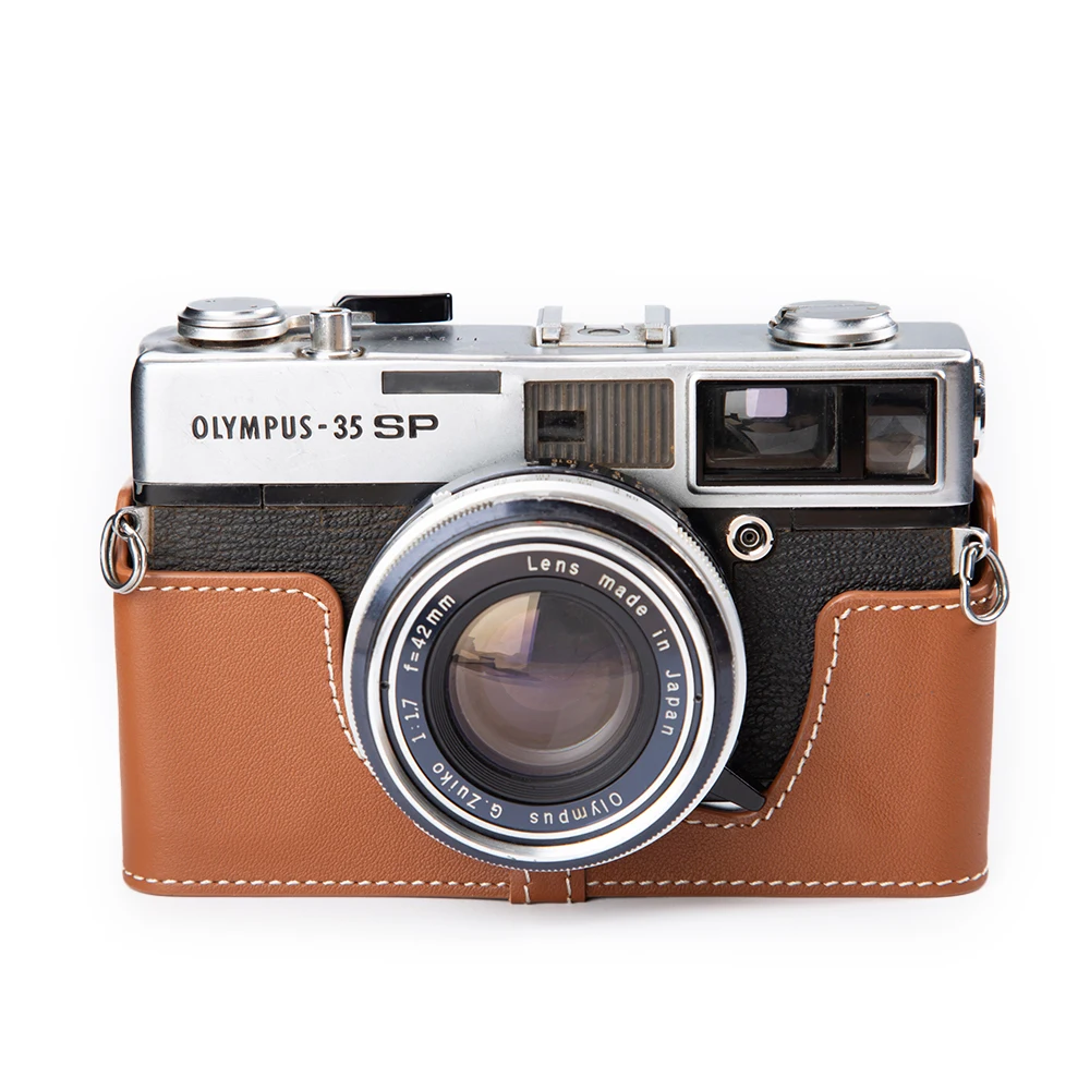 Сумка 35 SP, кожаная сумка для камеры, кожаный получехол для камеры для Olympus 35 SP, оригинальный защитный чехол, аксессуары для фотосъемки