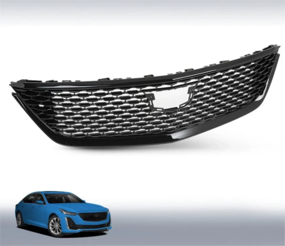 OE 42879196 For 2020-2024 Cadillac CT5 Sport Grille Gloss Black Finish