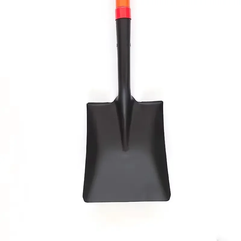 for Agricultural Hand Tools Farming Shovel Spade Carbon Steel Square Shovel with Steel Handle PVC Coated Factory Wholesale