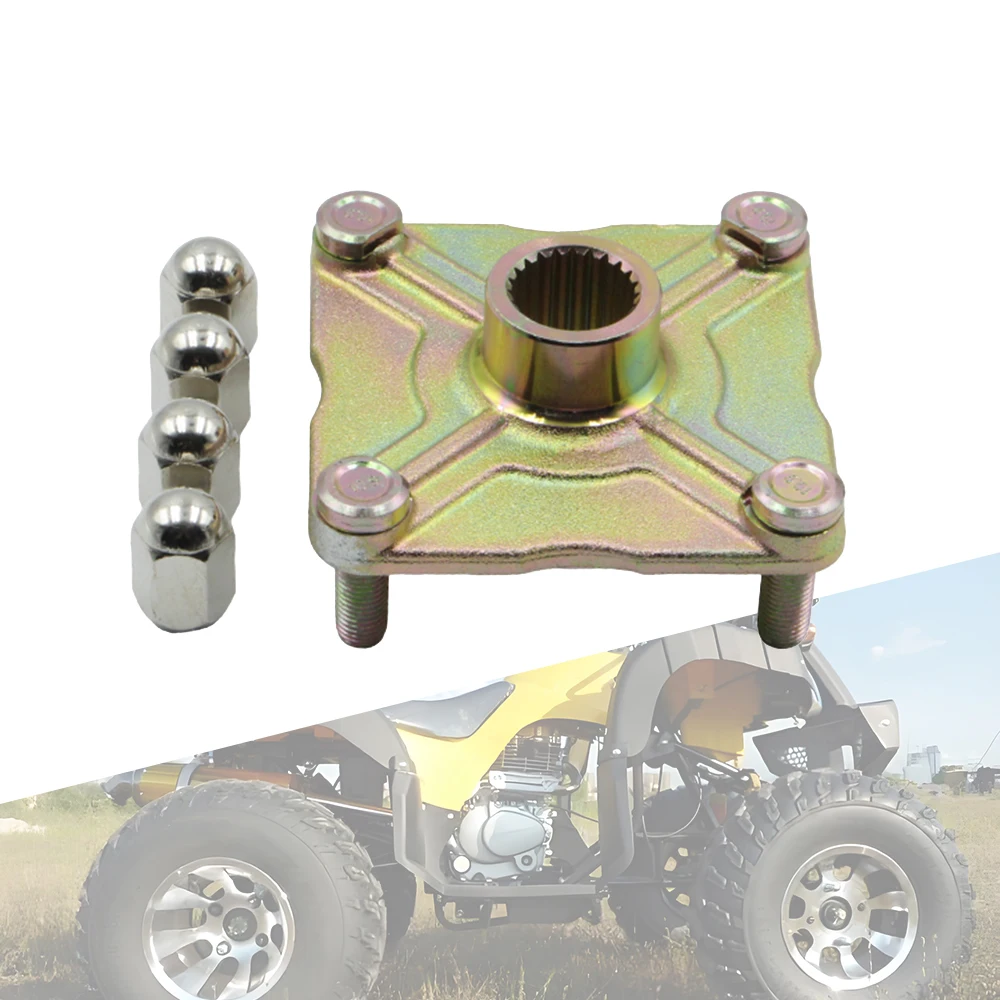 

23 Teeth 110mm M10*4 Stud Rear Wheel Hub For 110cc 125cc 150cc Electric Go Kart ATV Golf Cart UTV Buggy Tricycle Quad Bike Parts
