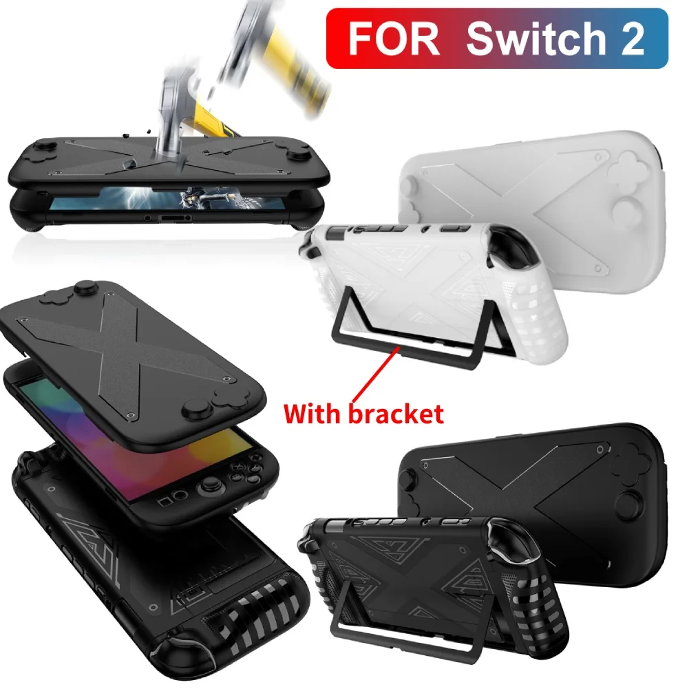 tpu-pc-caso-protecao-mao-escudo-anti-queda-alca-ergonomica-capa-host-escudo-para-nintendo-para-switch-2-console-acessorios