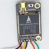 FPV VTX AKK 1.2W FX2 Ultimate Mini 5.8GHz 40CH 25mW/200mW/600mW/1200mW FPV Video Transmitter for RC FPV Racing RC Quadcopter