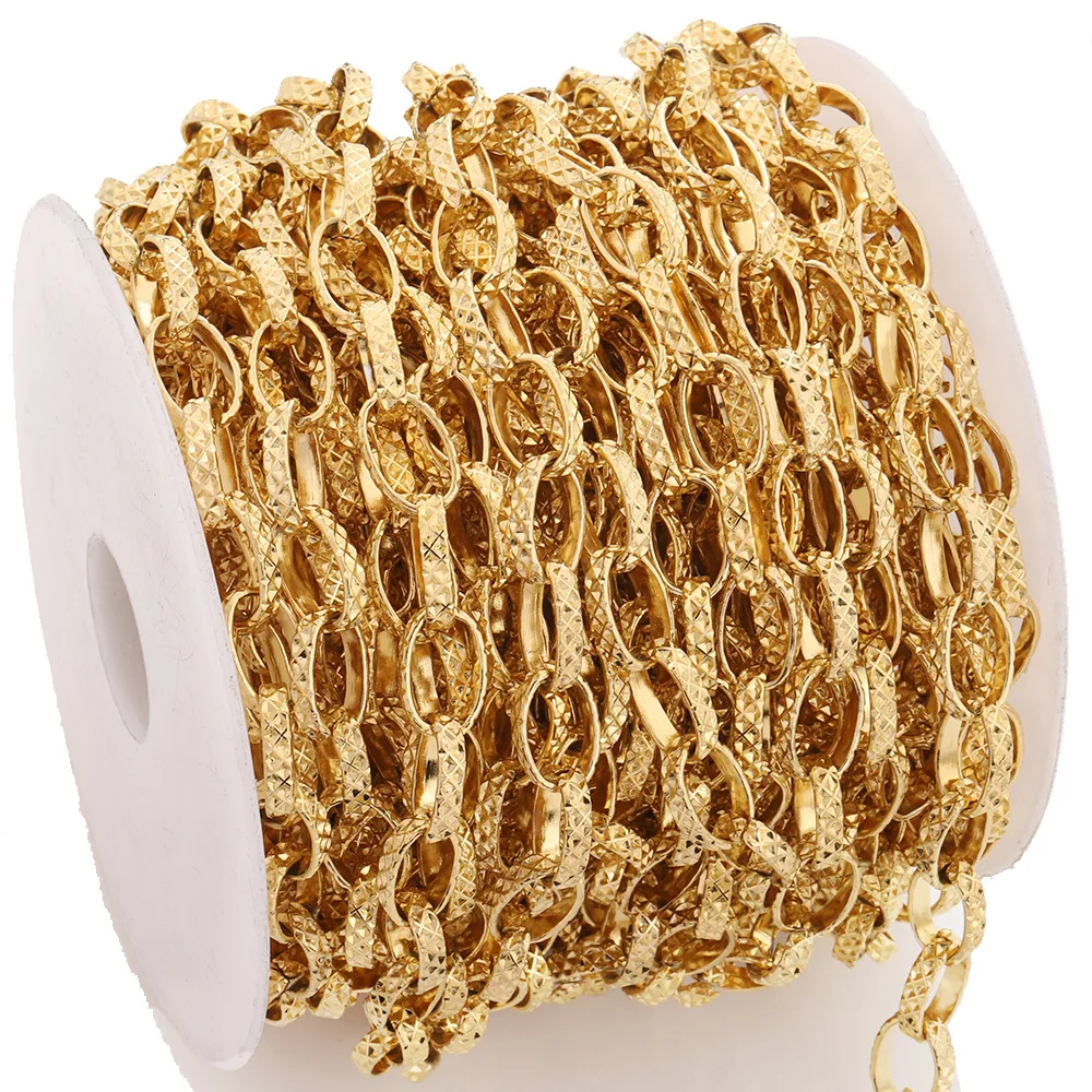 WT-STS023 بالجملة تصميم بسيط الذهب اللون الفولاذ المقاوم للصدأ سلسلة مجوهرات معدنية كما النتائج قلادة اليدوية شعبية الإناث #1