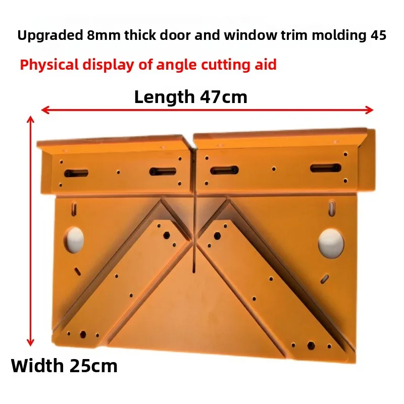 Professional 45 Degree Angle Cutter for Door Window Frame Bakelite Material Fit Aluminum Saw Machines