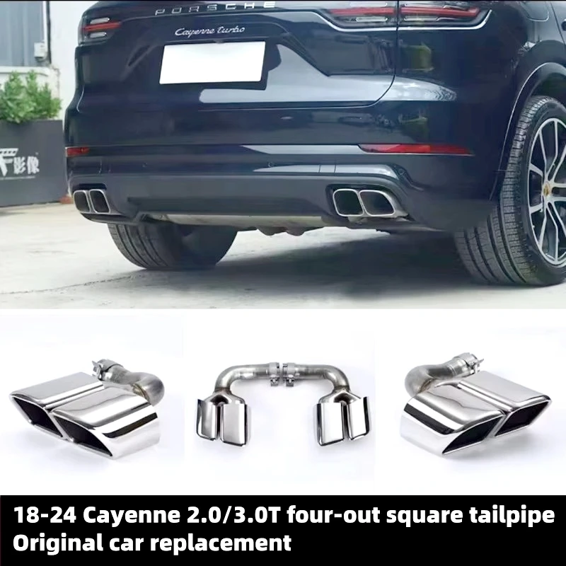 

Наконечник Выхлопной Трубы из нержавеющей стали 304 для Porsche Cayenne Hybrid 2018-2024