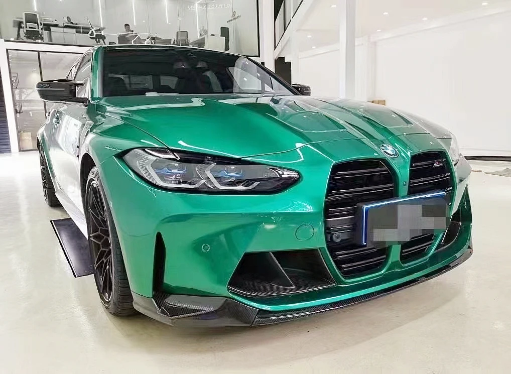 

MP Style Dry Carbon Fiber Front Lip Side Skirt Rear Diffuser Rear Spoiler Front Vent for BMW G80 G82 M3 M4
