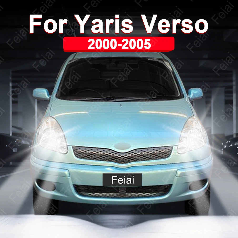 LED-Scheinwerferlampe für Toyota Yaris Verso Zubehör 2000 2001 2002 2003 2004 2005 Auto-LED-Scheinwerfer Fernlicht Abblendlicht Autolampe 70W
