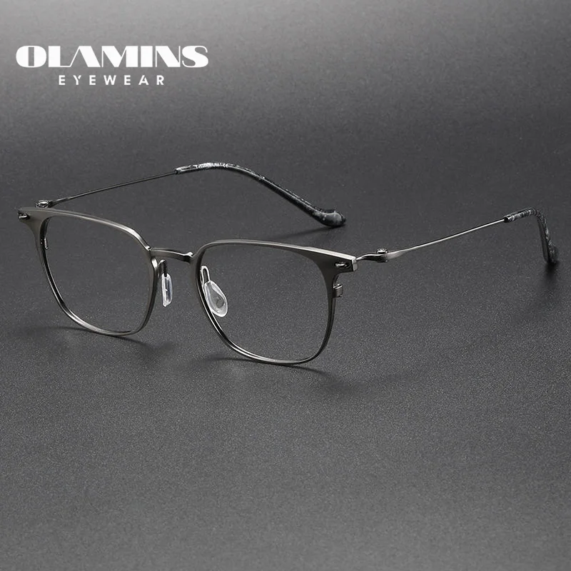 

OLAMINS​ Women Men Wholesale Glasses Square Eyewear Vintage Spectacles Eyeglasses Frames 202313