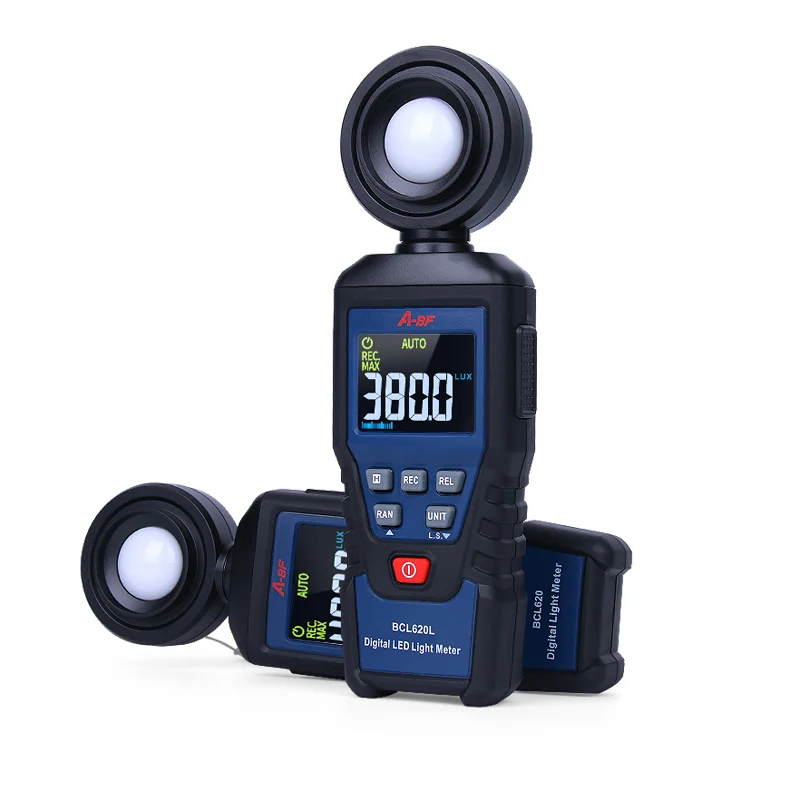 A-BF BCL620L Digital Photometer Illuminometer Max Min Brightness Tester Luxmeter Photography Lighting Test Flow Light Meter