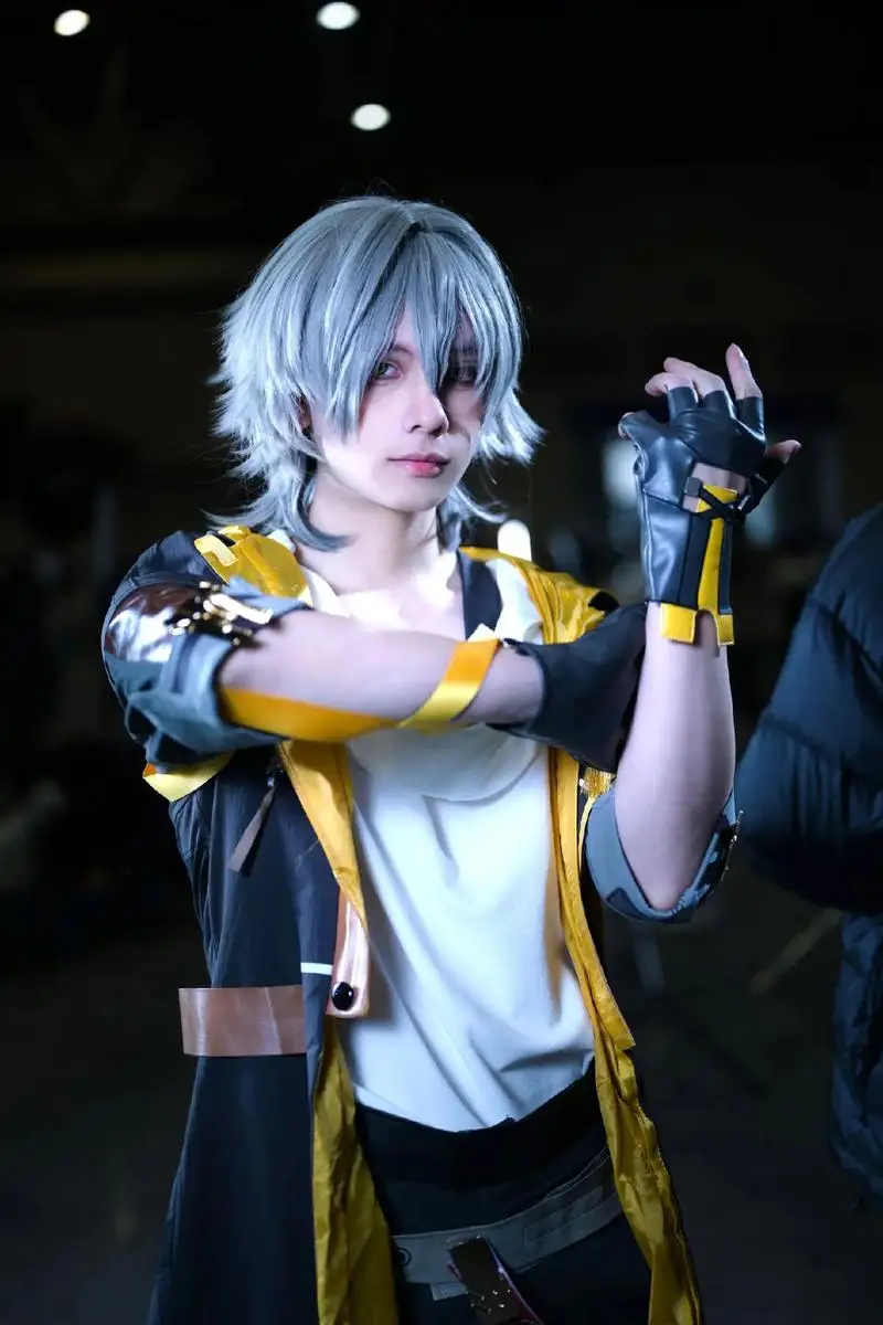 Game Honkai Star Rail Trailblazer Cosplay Costume Wig Stelle Caelus Suit Full Set Women Men Outfit Halloween Party Cos disfraz