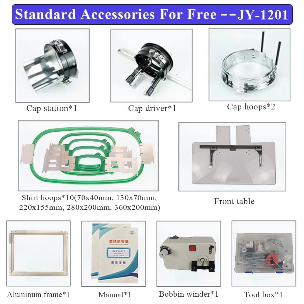 Multi Functional 1 Head 15 Needles 3D Puff Embroidery 400*240mm Work Area Low MOQ Factory Price Small Embroidery Machine