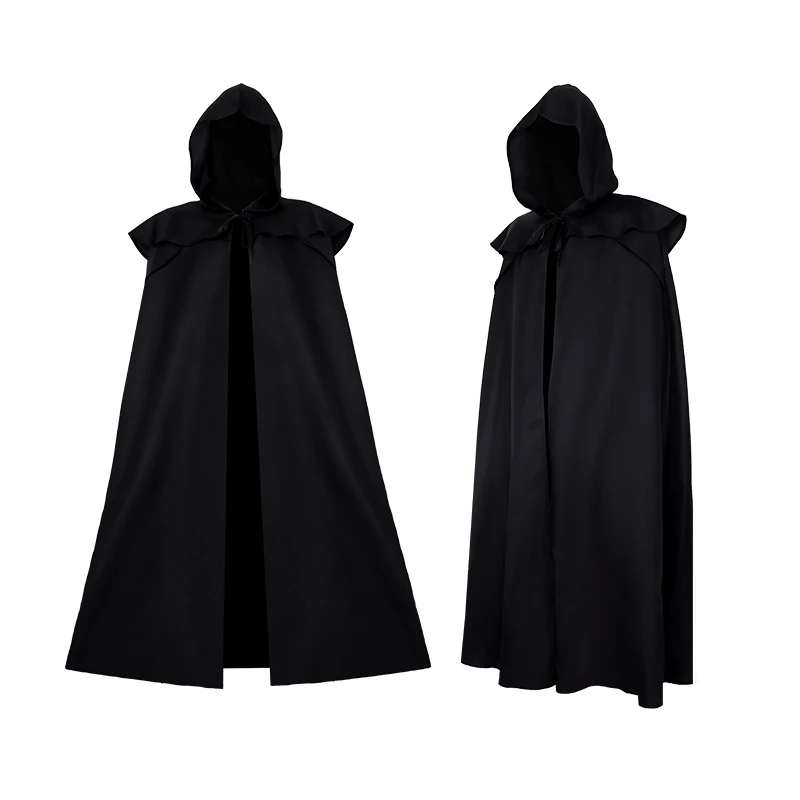 애니메이션 코스프레 코스튬 나이트 프리테 왕자 고딕 레트로 후드 망토, 긴 로브, 할로윈 카니발 재킷 망토