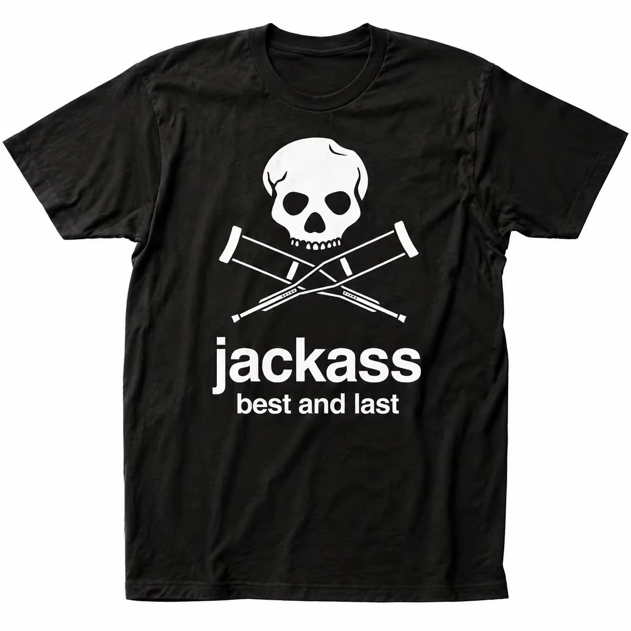 Men's T-shirt Jackass Best and Last Logo Graphic Printed T-Shirts Unisex Fashion Classic T Shirt Summer Vintage Y2K Streetwear