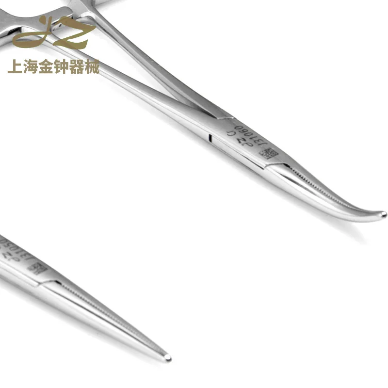 جينتشونغ الفولاذ المقاوم للصدأ الطبية سميكة رقيقة إبرة حامل الجراحية ملقط الأوعية الدموية الأنسجة F #4