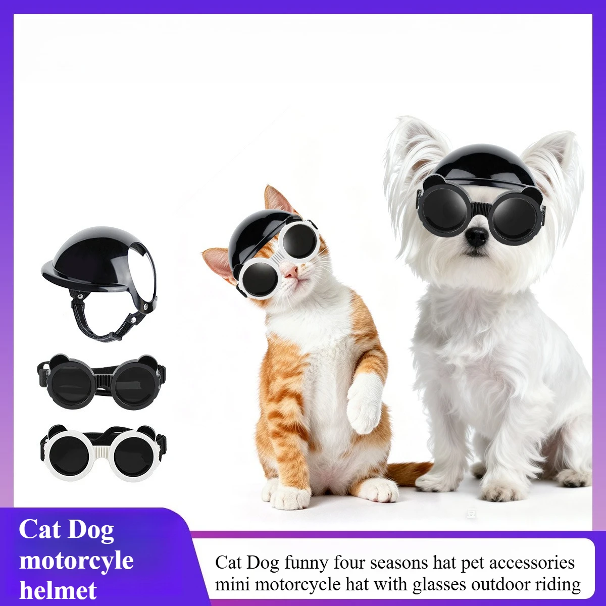 Casco Moto per Gatti, Cappello - Motorcycle Gear For Dogs recensione e prezzo