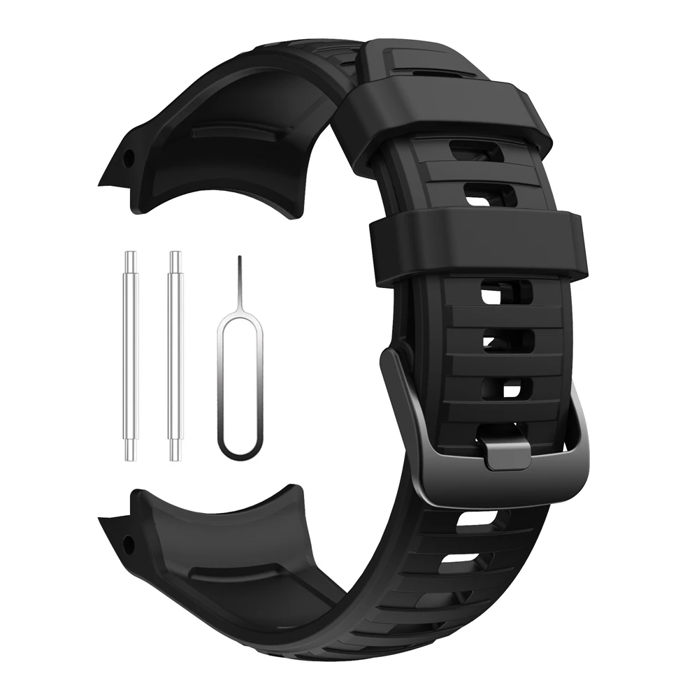 Geen gaten 26 mm siliconen band voor Garmin Instinct 2X Solar - Tactical Edition horlogeband vervangende accessoires