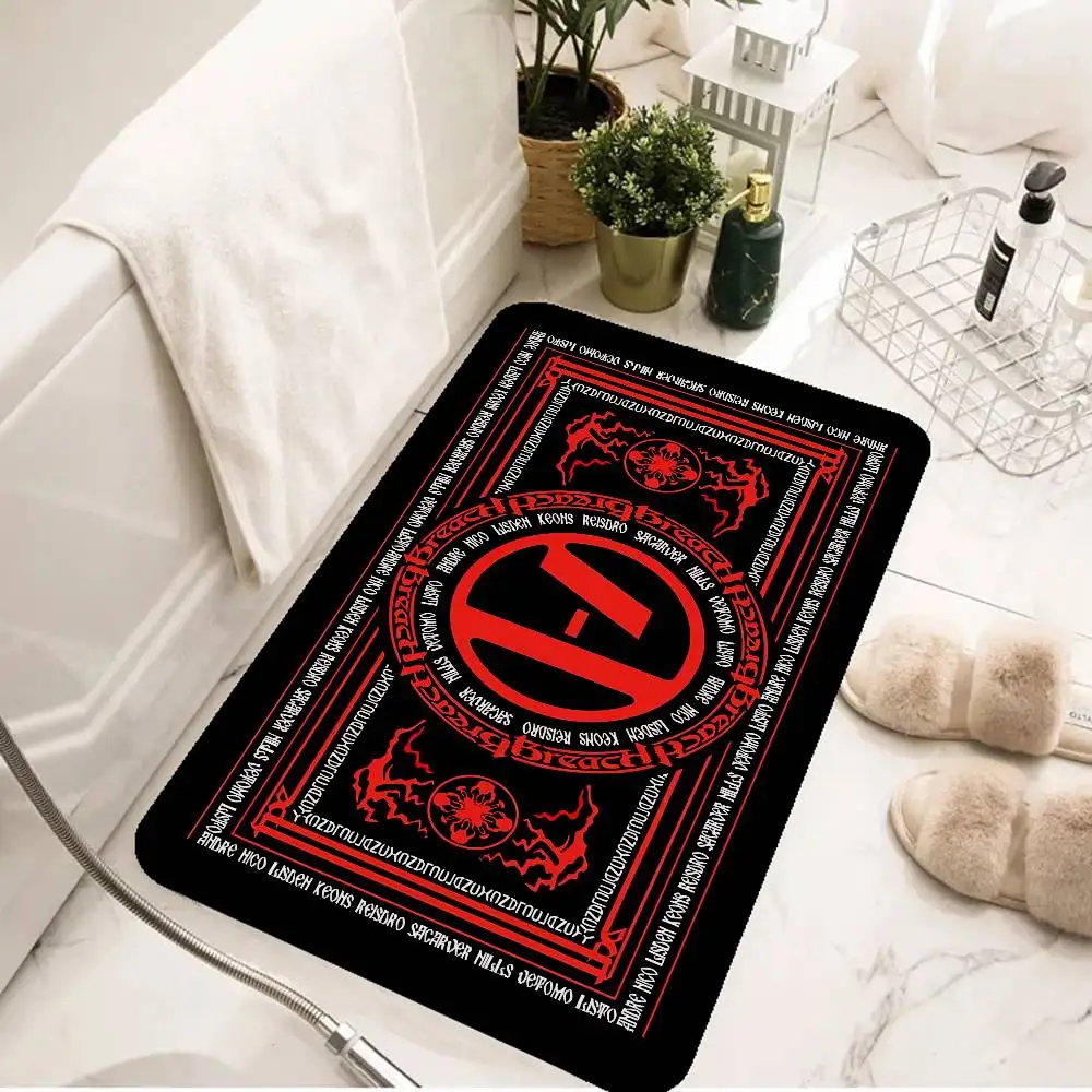 Twenty One Pilot Door Mat Nordic Style Bedroom Living Room Doormat Home Balcony Anti-Slip Alfombra