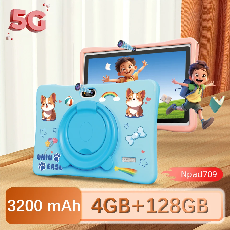 

Nodizz Android 11 Kids Tablet 3200Mah Quad core 7 inch 4GB RAM 128GB ROM Tablets Entertainment Learning Children's Tablet