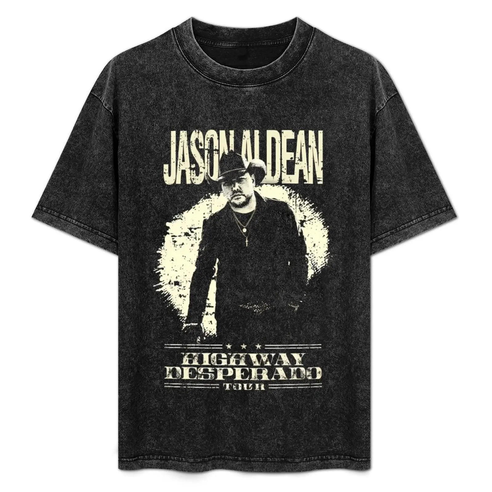 

Jason Aldean Highway Desperado T-Shirt Luxury man funny gifts Men's t-shirt