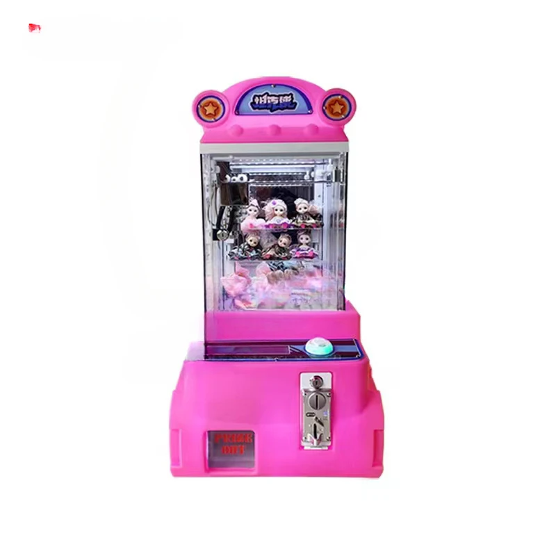 FOR sell Mall coin operated mini kids toy claw machine mini doll machine