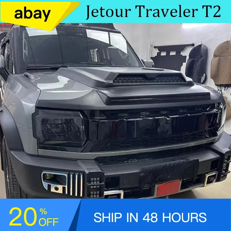 

Fit for JETOUR Traveler T2 2023-2024 Cars letters Car Grille Cover Modification Grille Cover Car Exterior Upgrade Accessories
