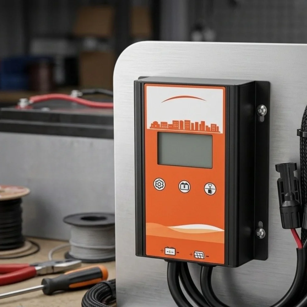 RV for Solar System 500W Charge Controller For Outdoor Camping Advanced MPPT Algorithm 15A Output Current IP65 Waterproof Rating