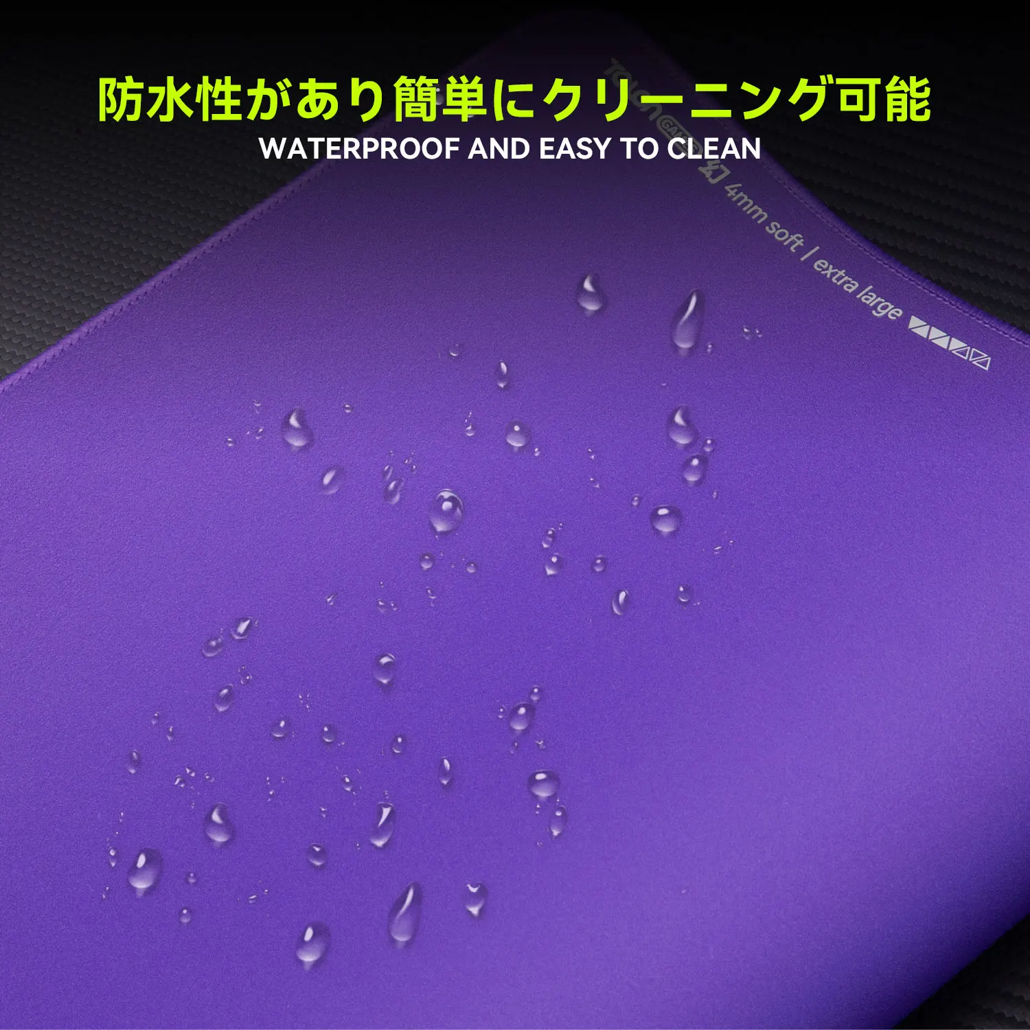 TALONGAMES ESports Gaming Mouse Pad, Waterproof Coating Fabric Cross Anti Slip Function Mousepad, Gamer Computer Large Desktop M