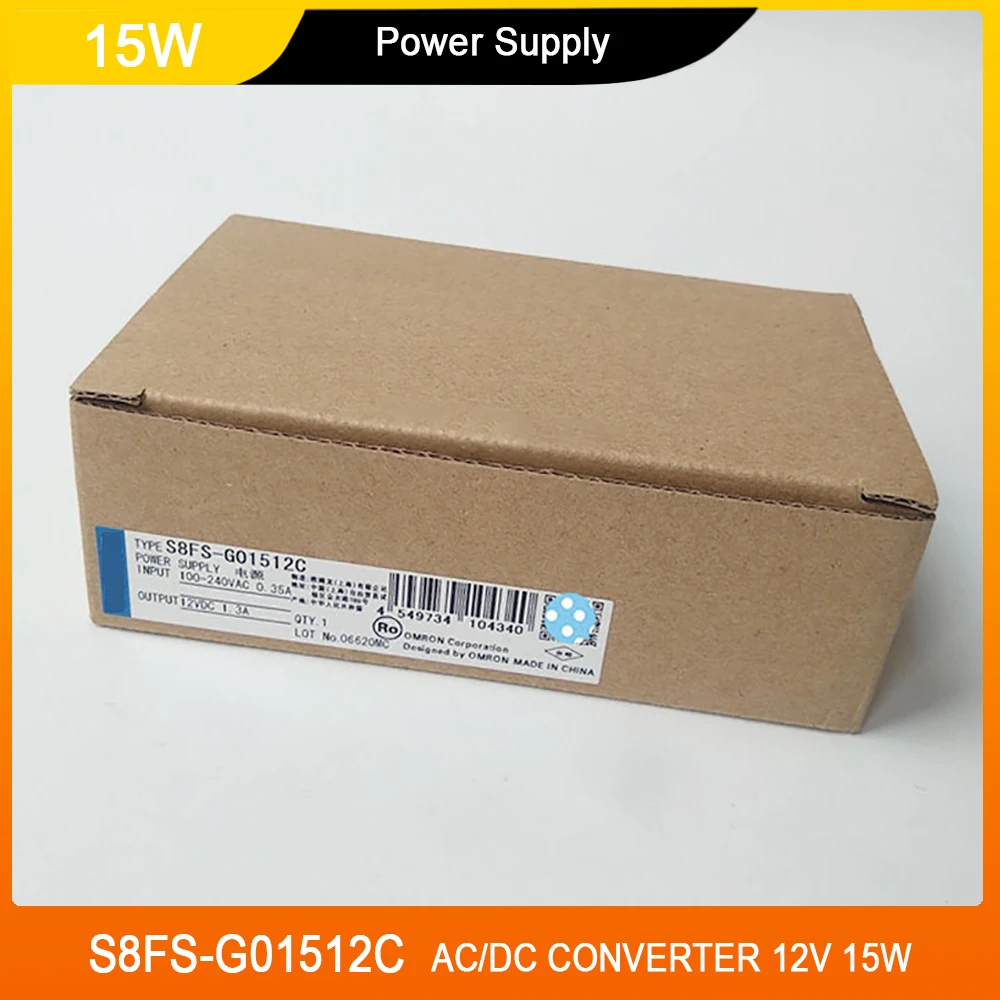 S8FS-G01512C AC/DC CONVERTER 12V 15W Switching Power Supply