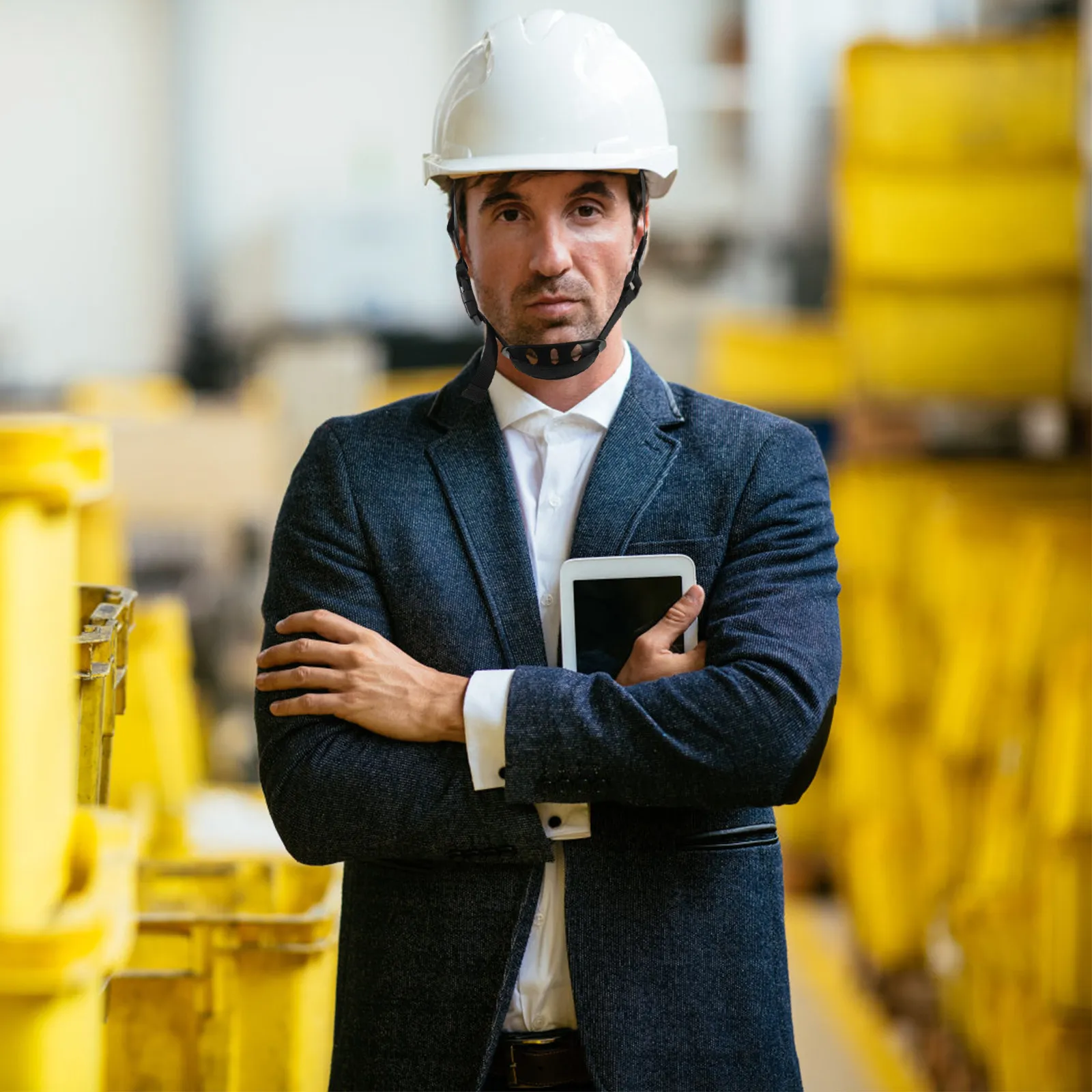 

2Pcs Safety Chin Strap Replacement Universal Fit for Hard Hat Construction Site Portable Reliable Chin Protection Strap