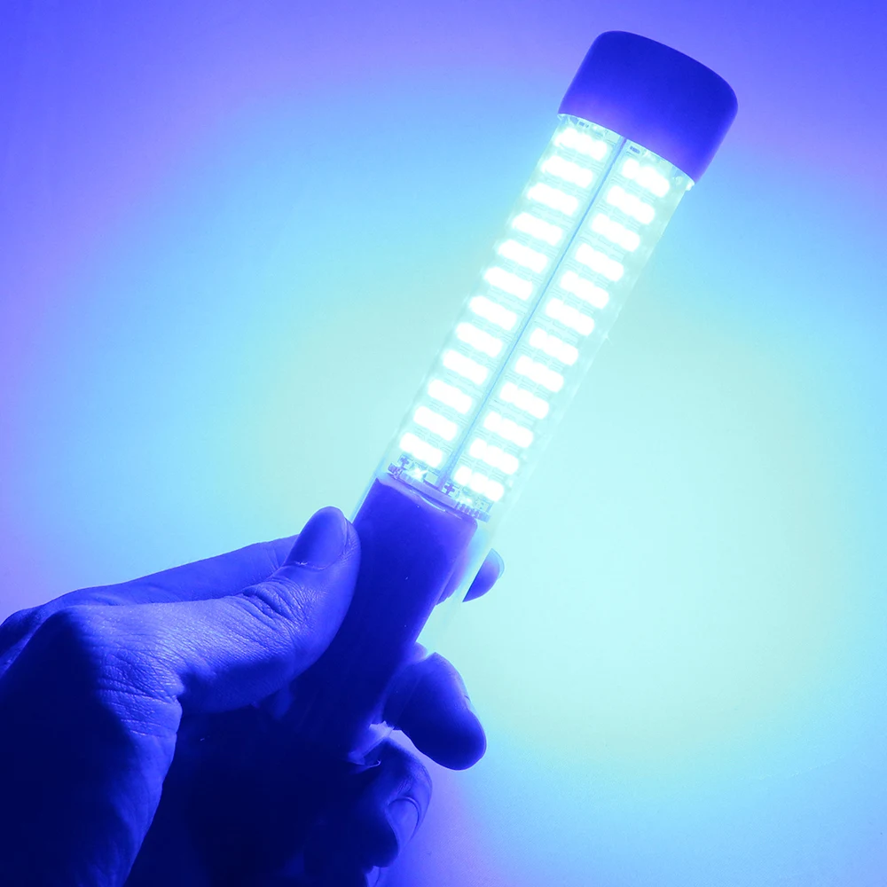 

Goture Waterproof LED Fishing Lure Light Ultra Bright Underwater Fish Attracting Lamp Green Blue Green Cool Warm White