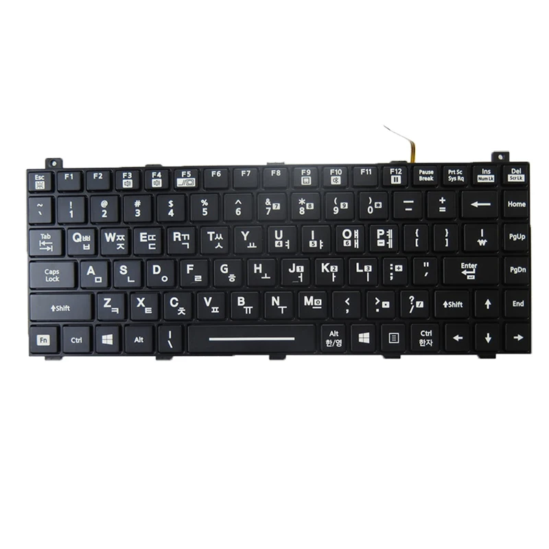 Laptop Backlit Keyboard For Getac NK5100-01120T-00/A 531087480009 Korean KR Black Frame New